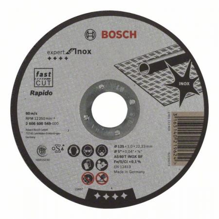 Круг BOSCH 125x1.0x22.2 мм отрезной по металлу 