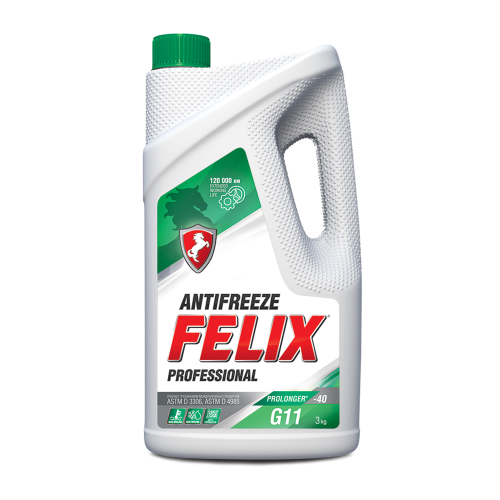 Антифриз FELIX Prolonger-40 G11 зеленый 3кг