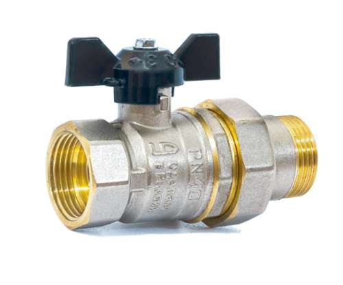 Кран шаровый ХОЗ с нар. резьбой 3/4 Norton 01066