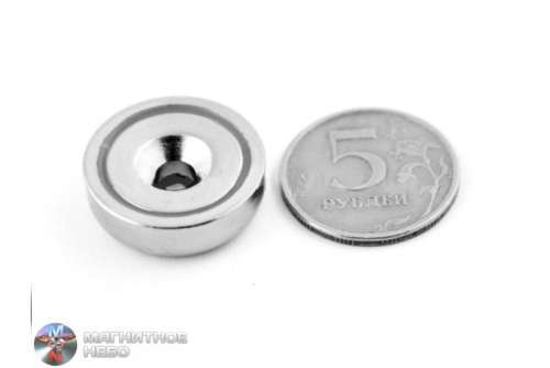 Магнит с зенковкой А25