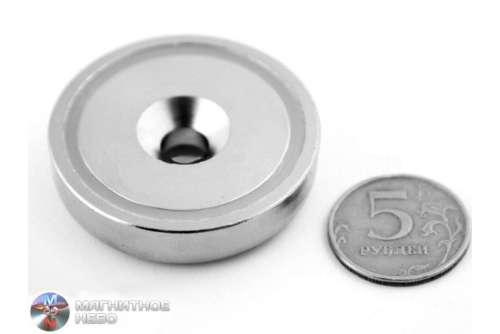 Магнит с зенковкой А48
