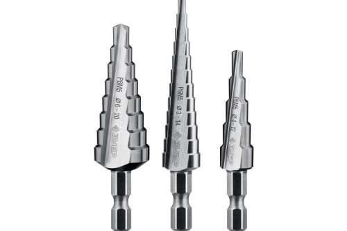 Набор ступенчатых сверл Эверест