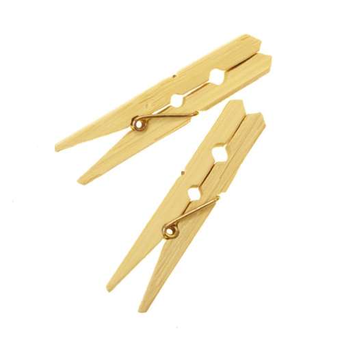 Прищепка бельевая дерев. эко "Азур" 20 шт