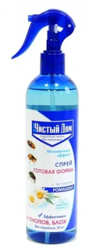 Спрей от клопов и блох ЧИСТЫЙ ДОМ 400мл