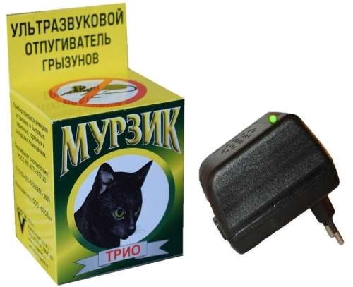 Ультрозвуковой отпугиватель от грызунов Мурзик трио