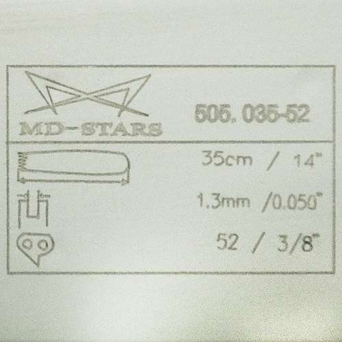 Шина для электро и бензопил MD-STARS 54Е (уп. 20)