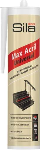 Герметик СИЛА PRO Max акрил. универс. белый 290мл