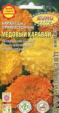 Бархатцы Медовая роза