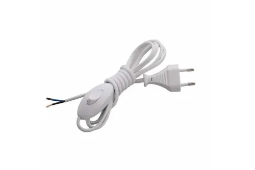 Шнур для бра с проходным выкл. 1,7м белый