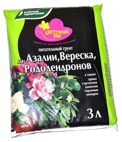 Грунт БХЗ Цветочный рай для Азалии, Вереска 3л.