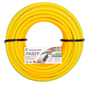 Шланг АР полив ТЭП ЛИДЕР желтый 3/4"х40