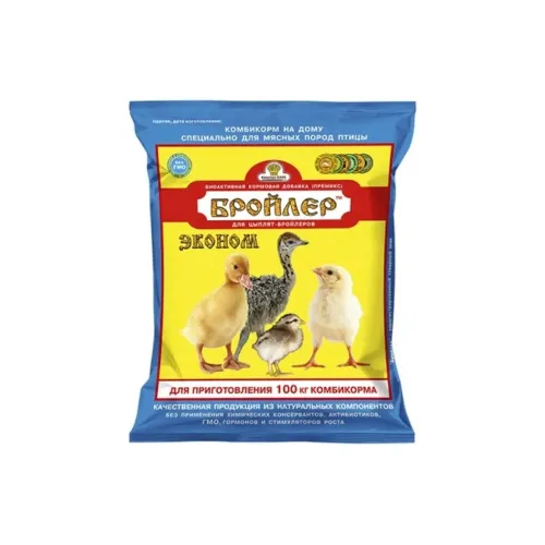 Премикс БРОЙЛЕР д/бройлеров 500гр