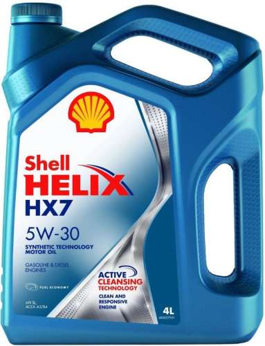 Масло моторное Shell Helix HX7 5W30 4л (п/синт)