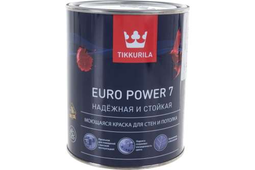 ТИККУРИЛА EURO POWER 7 А моющ. для стен и потолков 2.7л