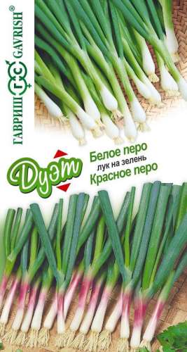 Лук на зелень Белое перо + Красное перо 1,5гр