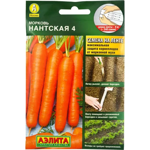 Морковь Нантская 5 суперсочная 2г