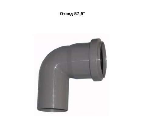 Отвод НПВХ Дн160x45 Хемкор