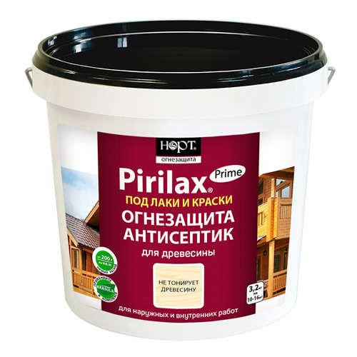 Биопирен (антипирен-антисептик) для древесины "Пирилакс" Prime 11 кг