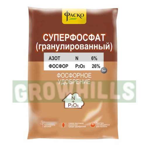 СУПЕРФОСФАТ азот-фосфорное удоб 3кг