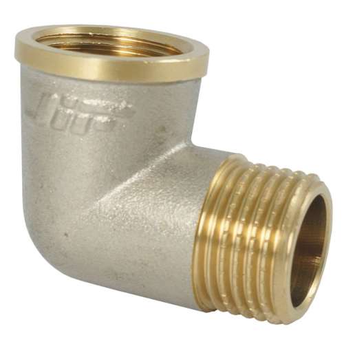 Угольник 3/4" НР ник. V&G-201302