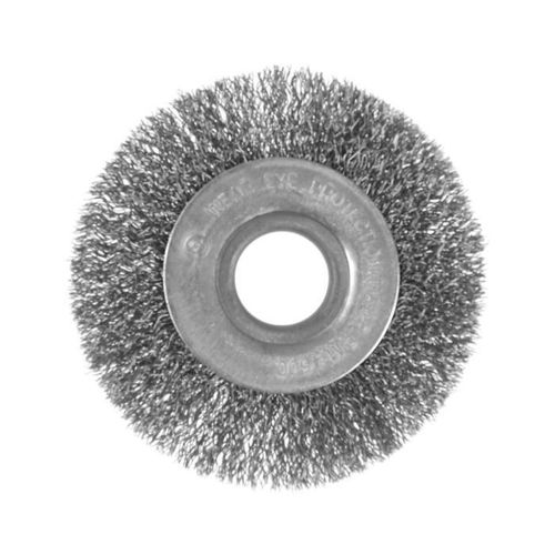 Щетка для УШМ металлическая TUNDRA "плоская" 22,2 мм, 150мм 1032366