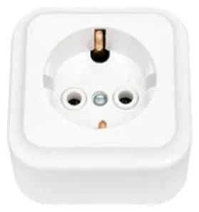 Розетка №39 1 мест. откр.пр. с з/к дуб.