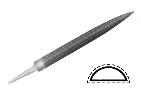 Напильник полукруглый 150мм №3