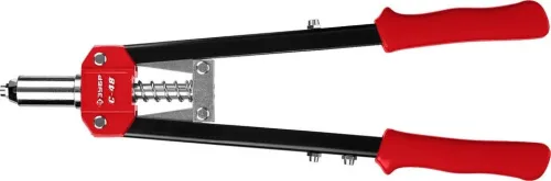 Заклепочник ЗУБР двуручный силовой, С-48 для заклёпок d=2,4-4,8мм