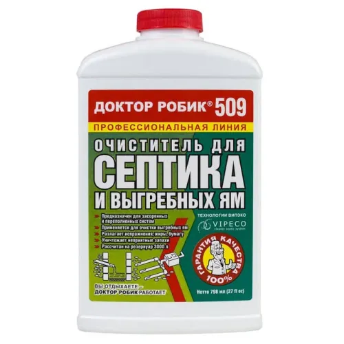 Антисептик Доктор Робик 509 д/выгреб. ям и септ-в 0,798л