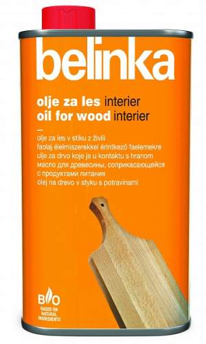Масло BELINKA с воском для древесины Interier 0,5л